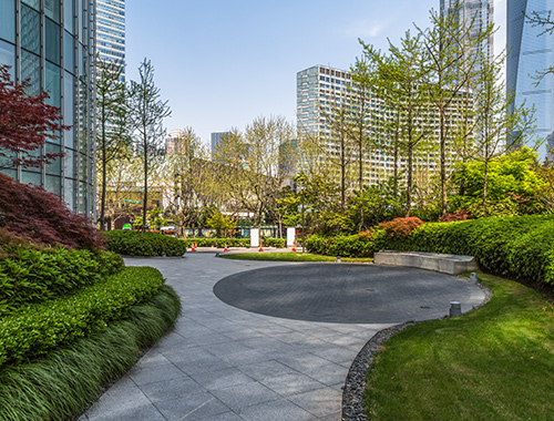 Image: Commercial landscaping project developed by North Georgia Landscaping. Duluth, GA landscaping company.